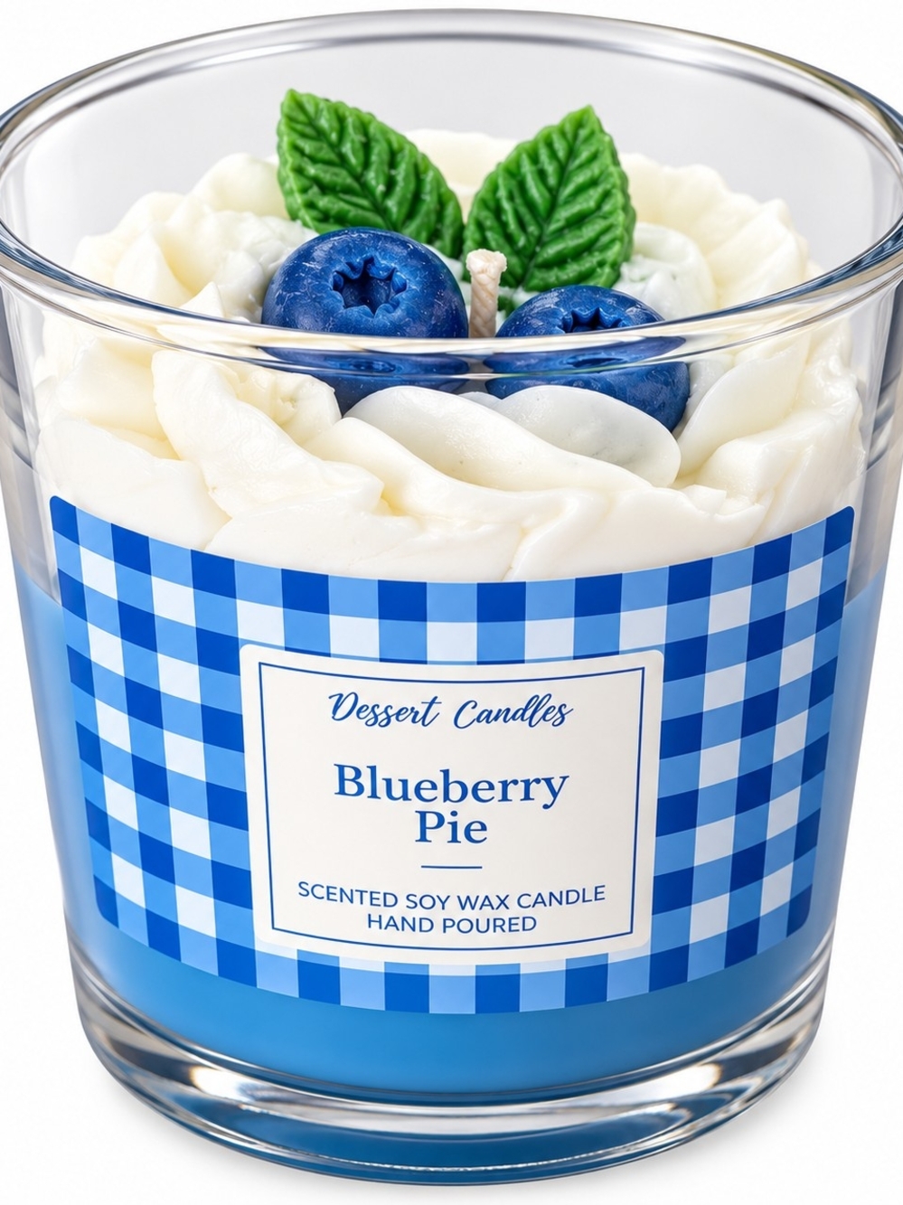 Blueberry Pie Scented Soy Wax Candle